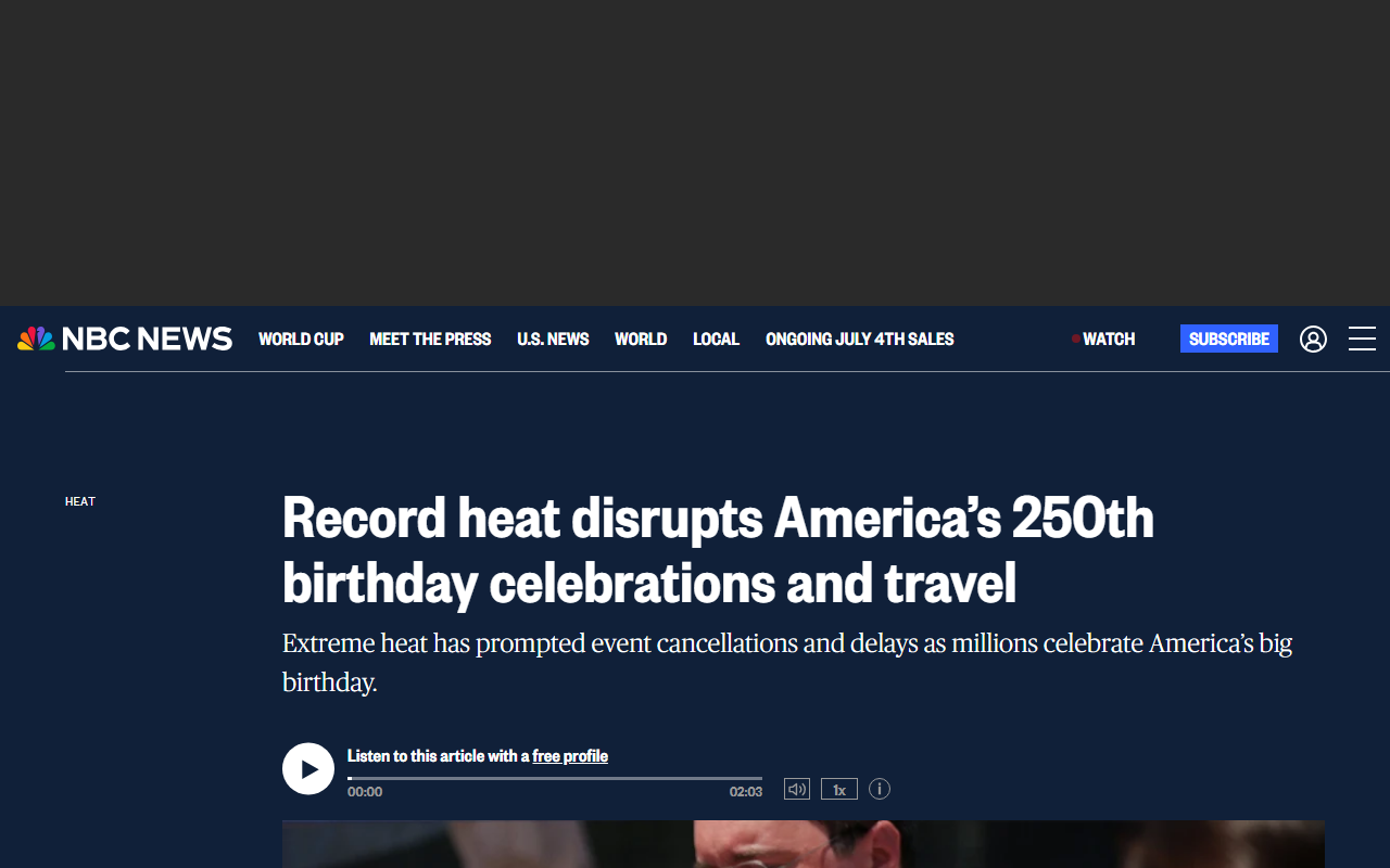 The Top 10 Mishaps From America&rsquo;s 250th Birthday &mdash; A Historic Heat Wave Canceled Washington DC&rsquo;s Own July 4th Parade, a Stage Panel Crashed During National Mall Rehearsal, and Storms Forced a Two-Hour Evacuation Before the Fireworks