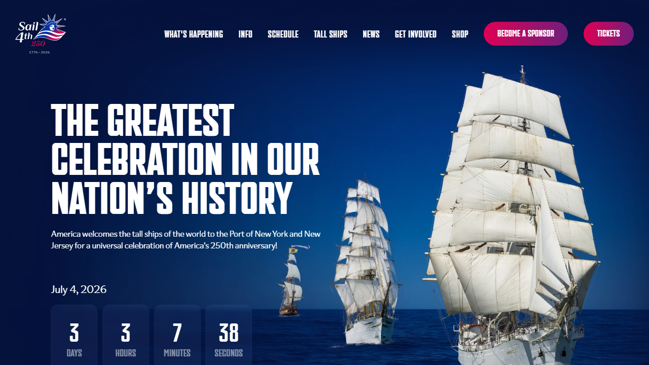 NYC for America&rsquo;s 250th &mdash; Sail4th 250 Puts 32 Nations and 15,000 Sailors in the Harbor July 3&ndash;8, Macy&rsquo;s Lights Both Rivers at 8pm, and Here&rsquo;s Everything You Need to Know Before You Go
